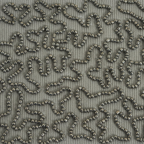 Schumacher 77480 VERMICELLI BEADED TAPE in GUNMETAL Trim - R