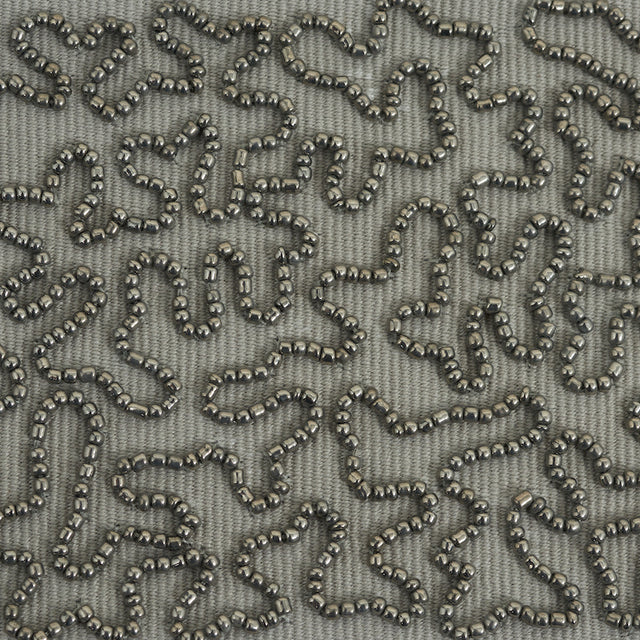 Schumacher 77480 VERMICELLI BEADED TAPE in GUNMETAL Trim - R