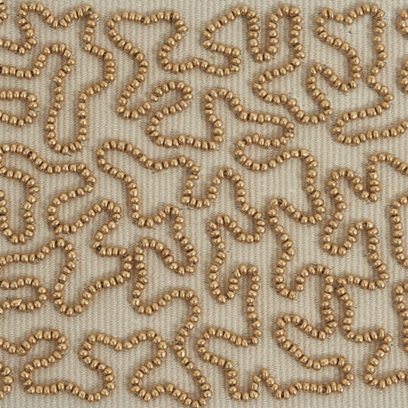 Schumacher 77481 VERMICELLI BEADED TAPE in GOLD Trim - RIVE 