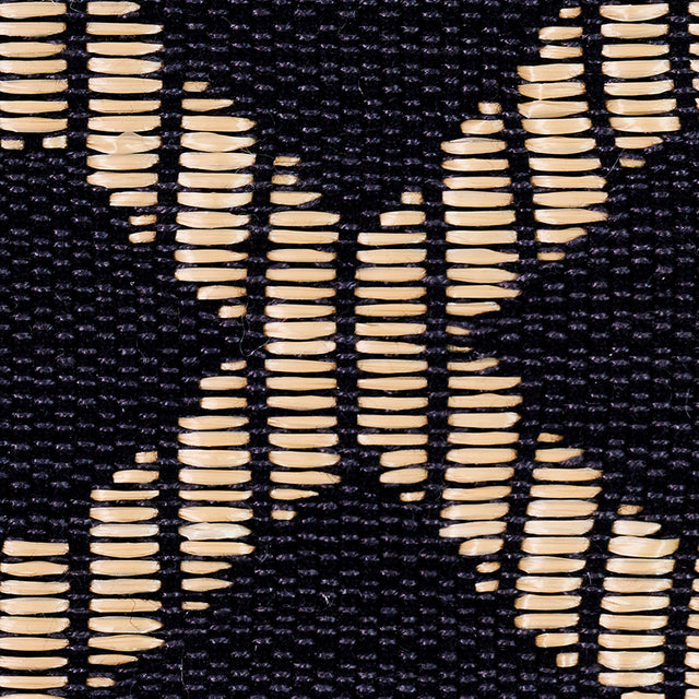 Schumacher 77583 BRIAR RAFFIA TAPE in BLACK Trim - NEW TRADI