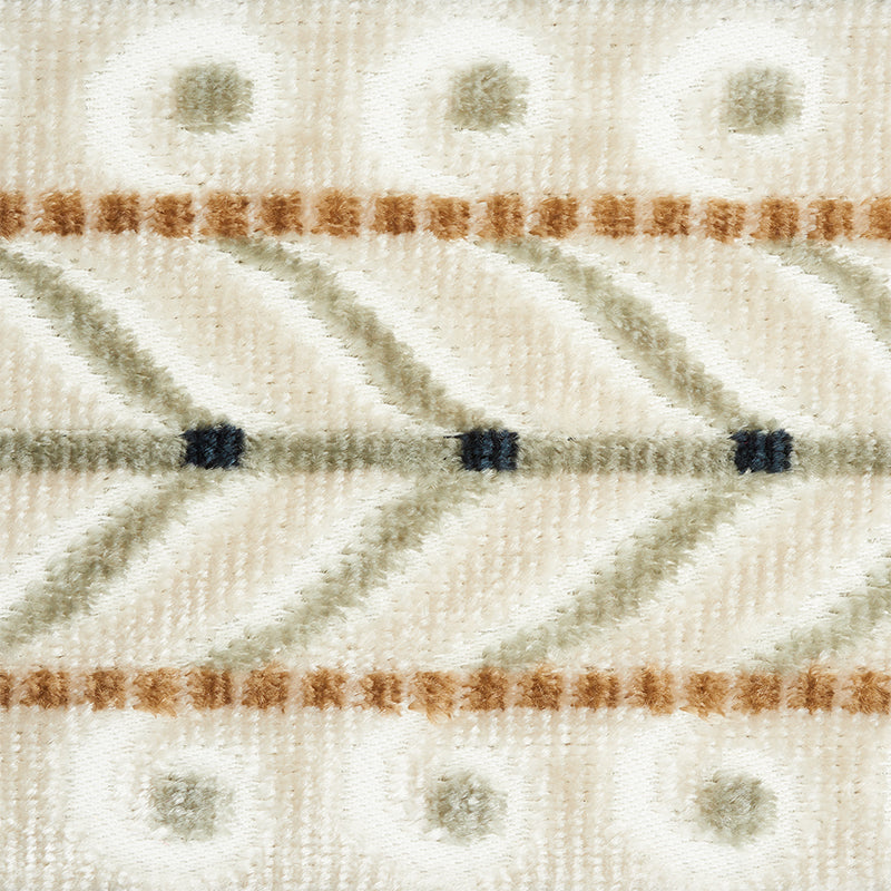 Schumacher 77620 MARION VELVET TAPE in IVORY Trim - STATEMEN