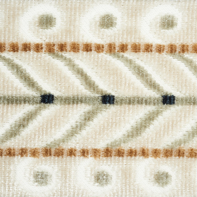 Schumacher 77620 MARION VELVET TAPE in IVORY Trim - STATEMEN