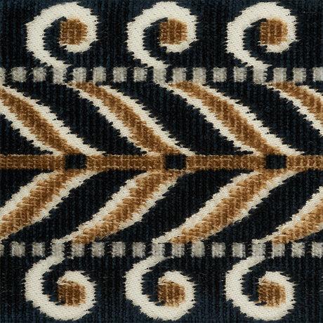 Schumacher 77621 MARION VELVET TAPE in BLACK Trim - STATEMEN
