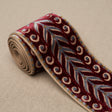 Schumacher 77625 MARION VELVET TAPE in AUBERGINE Trim - CUT 