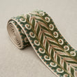 Schumacher 77626 MARION VELVET TAPE in JADE Trim - CUT & PAT