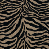Schumacher Regine Strie Velvet Ebony Fabric - Eade's Wallpaper