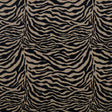 Schumacher Regine Strie Velvet Ebony Fabric - Eade's Wallpaper