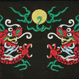 Schumacher 78170 LILI DRAGON TAPE in BLACK Trim - FIRE BREAT