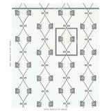 Schumacher Nicolette Embroidery Ivory Fabric - Eade's Wallpaper
