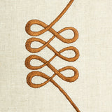 Schumacher Nicolette Embroidery Natural Fabric - Eade's Wallpaper