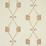 Schumacher Nicolette Embroidery Natural Fabric - Eade's Wallpaper