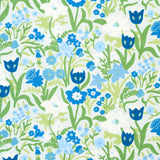 Schumacher Crewel Garden Sky Fabric
