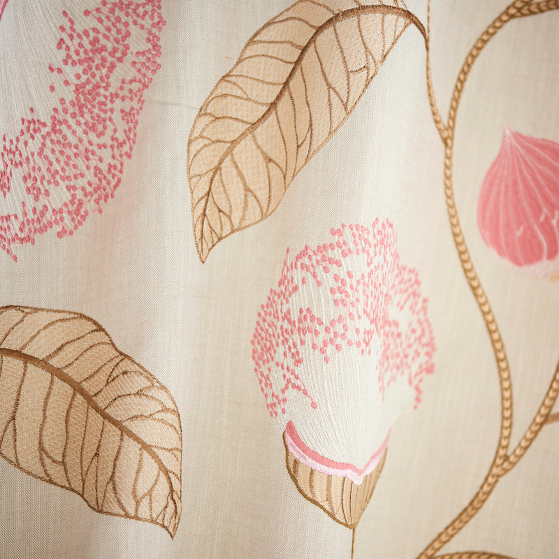 Schumacher Celinda Embroidery Blush Fabric