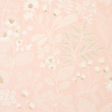 Schumacher Emaline Embroidery Blush Fabric