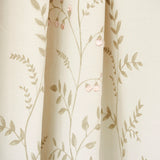 Schumacher Cynthia Embroidered Print Natural Fabric