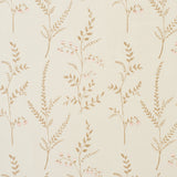 Schumacher Cynthia Embroidered Print Natural Fabric