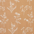 Schumacher Lisbeth Embroidery Camel Fabric - Eade's Wallpaper
