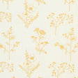 Schumacher Lisbeth Embroidery Marigold Fabric - Eade's Wallpaper