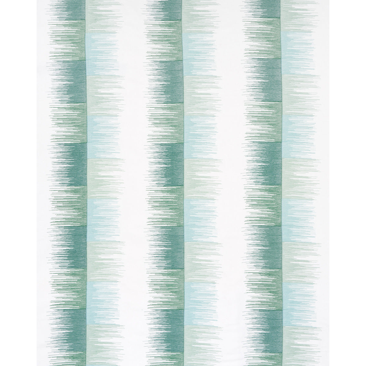 Schumacher Sunburst Stripe Embroidery Mineral Fabric - Eade's Wallpaper