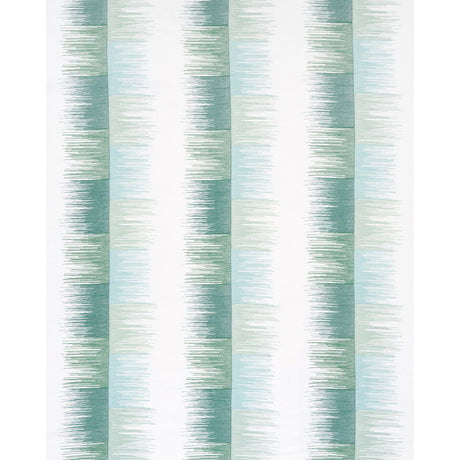 Schumacher Sunburst Stripe Embroidery Mineral Fabric - Eade's Wallpaper