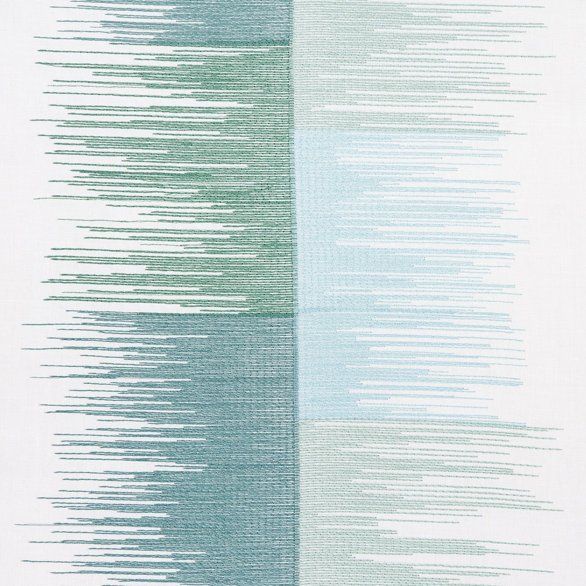 Schumacher Sunburst Stripe Embroidery Mineral Fabric - Eade's Wallpaper