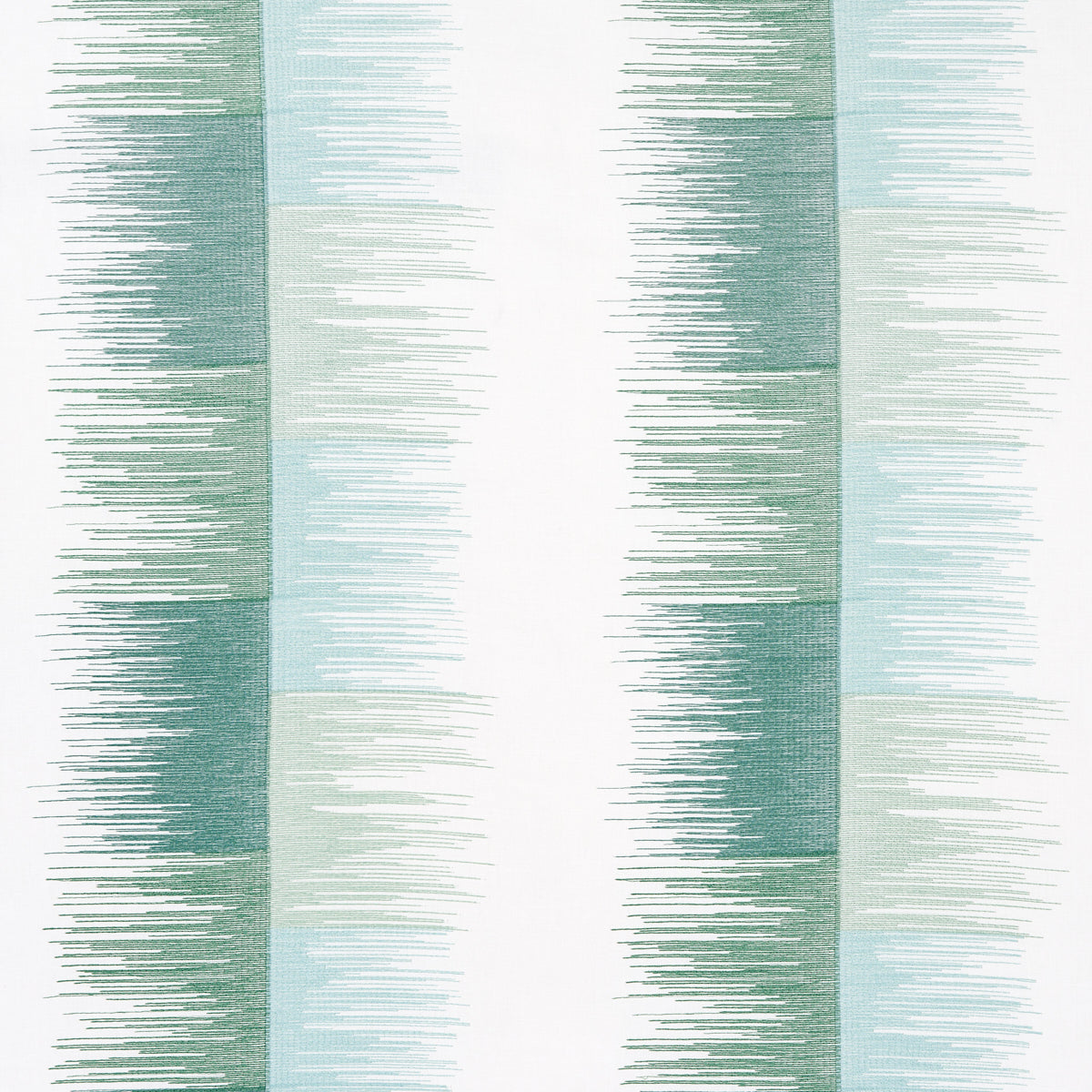 Schumacher Sunburst Stripe Embroidery Mineral Fabric - Eade's Wallpaper