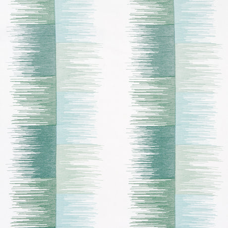 Schumacher Sunburst Stripe Embroidery Mineral Fabric - Eade's Wallpaper