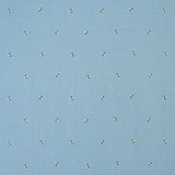 Schumacher Honey Bee Embroidery Sky Fabric