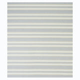 Schumacher Ohara Stripe Indoor/Outdoor Grey Fabric - Eade's Wallpaper