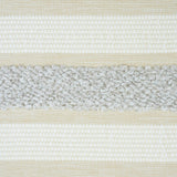 Schumacher Ohara Stripe Indoor/Outdoor Grey Fabric - Eade's Wallpaper
