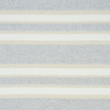 Schumacher Ohara Stripe Indoor/Outdoor Grey Fabric - Eade's Wallpaper