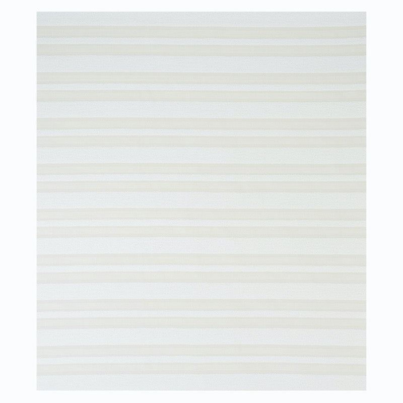 Schumacher Ohara Stripe Indoor/Outdoor Ivory Fabric - Eade's Wallpaper