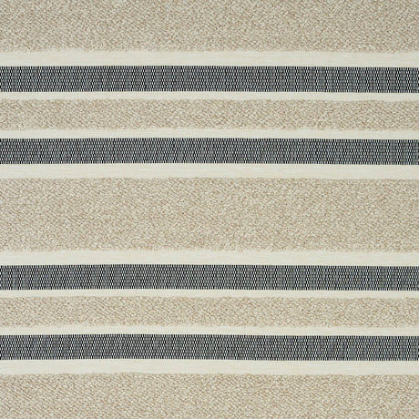 Schumacher Ohara Stripe Indoor/Outdoor Taupe Fabric - Eade's Wallpaper