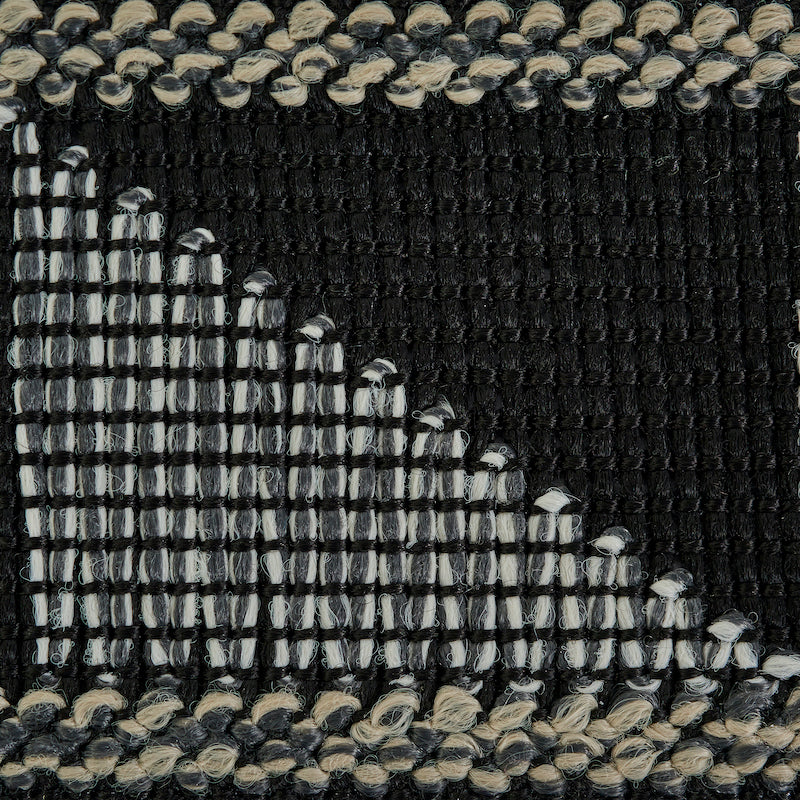 Schumacher 78532 TEAGUE TAPE INDOOR/OUTDOOR in BLACK Trim - 