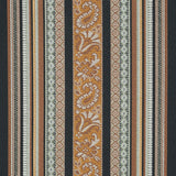 Schumacher Markova Stripe Black Fabric - Eade's Wallpaper