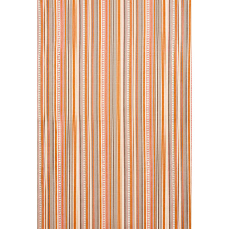 Schumacher Zuni Stripe Orange & Pink Fabric