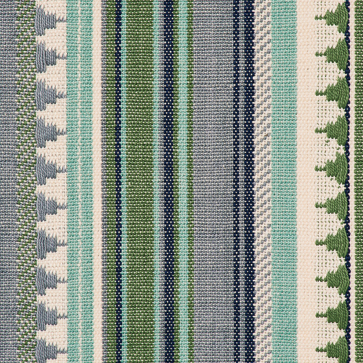 Schumacher Zuni Stripe Aqua Fabric – Eades Wallpaper & Fabrics