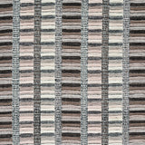 Schumacher Palopo Hand Woven Stripe Black Fabric - Eade's Wallpaper