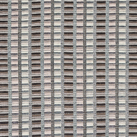 Schumacher Palopo Hand Woven Stripe Black Fabric - Eade's Wallpaper