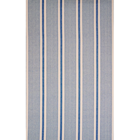Schumacher Ipala Hand Woven Stripe Ocean Fabric