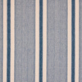 Schumacher Ipala Hand Woven Stripe Ocean Fabric