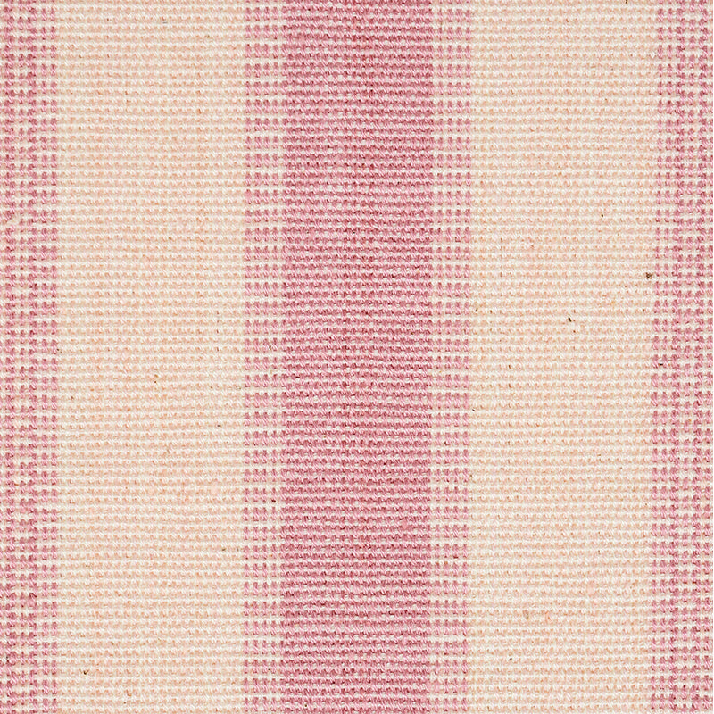 Schumacher Ipala Hand Woven Stripe Palo Rosa Fabric
