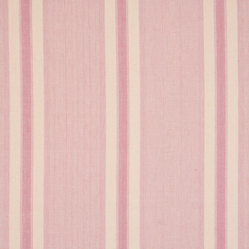 Schumacher Ipala Hand Woven Stripe Palo Rosa Fabric