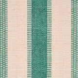 Schumacher Ipala Hand Woven Stripe Duck Egg Fabric