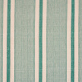 Schumacher Ipala Hand Woven Stripe Duck Egg Fabric