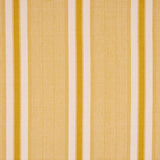 Schumacher Ipala Hand Woven Stripe Yellow Fabric