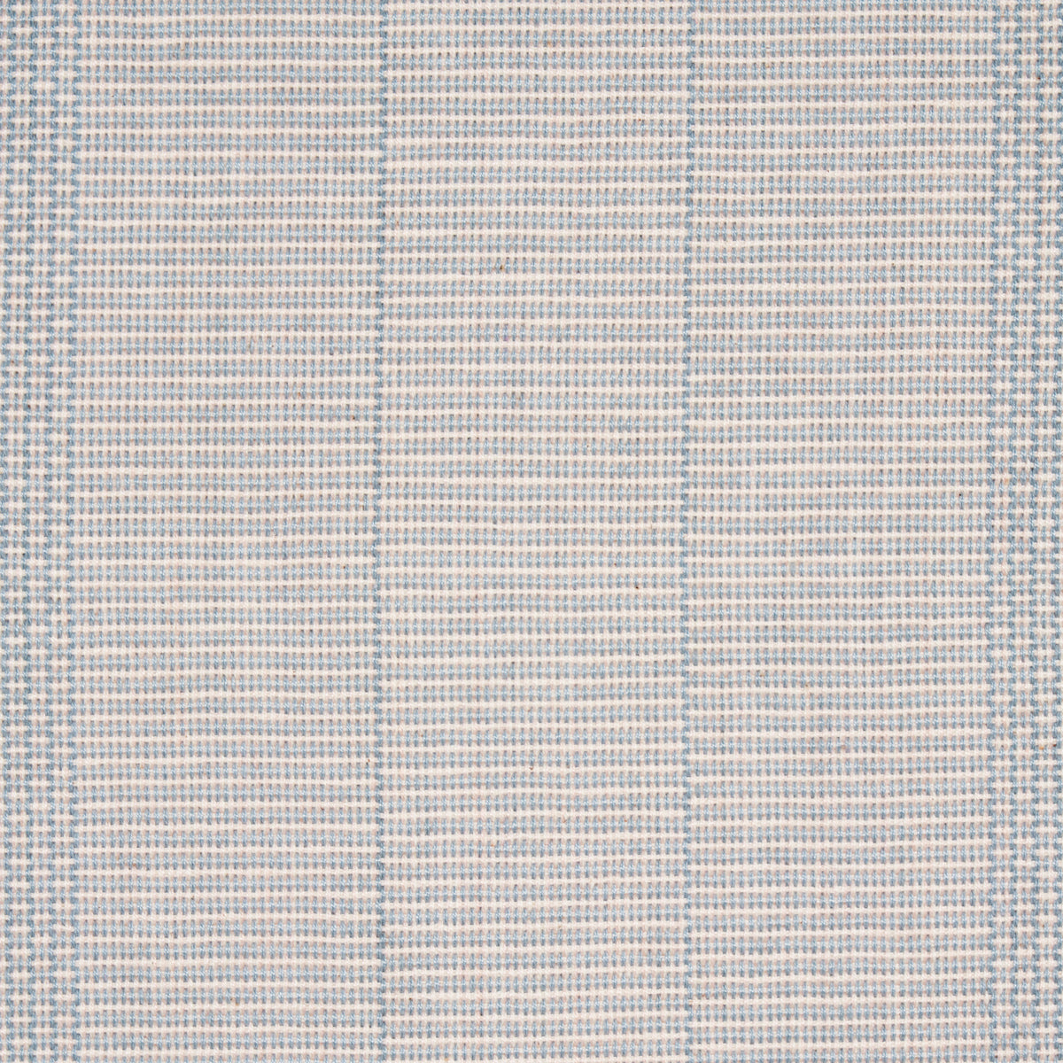 Schumacher Ipala Hand Woven Stripe Sky Fabric