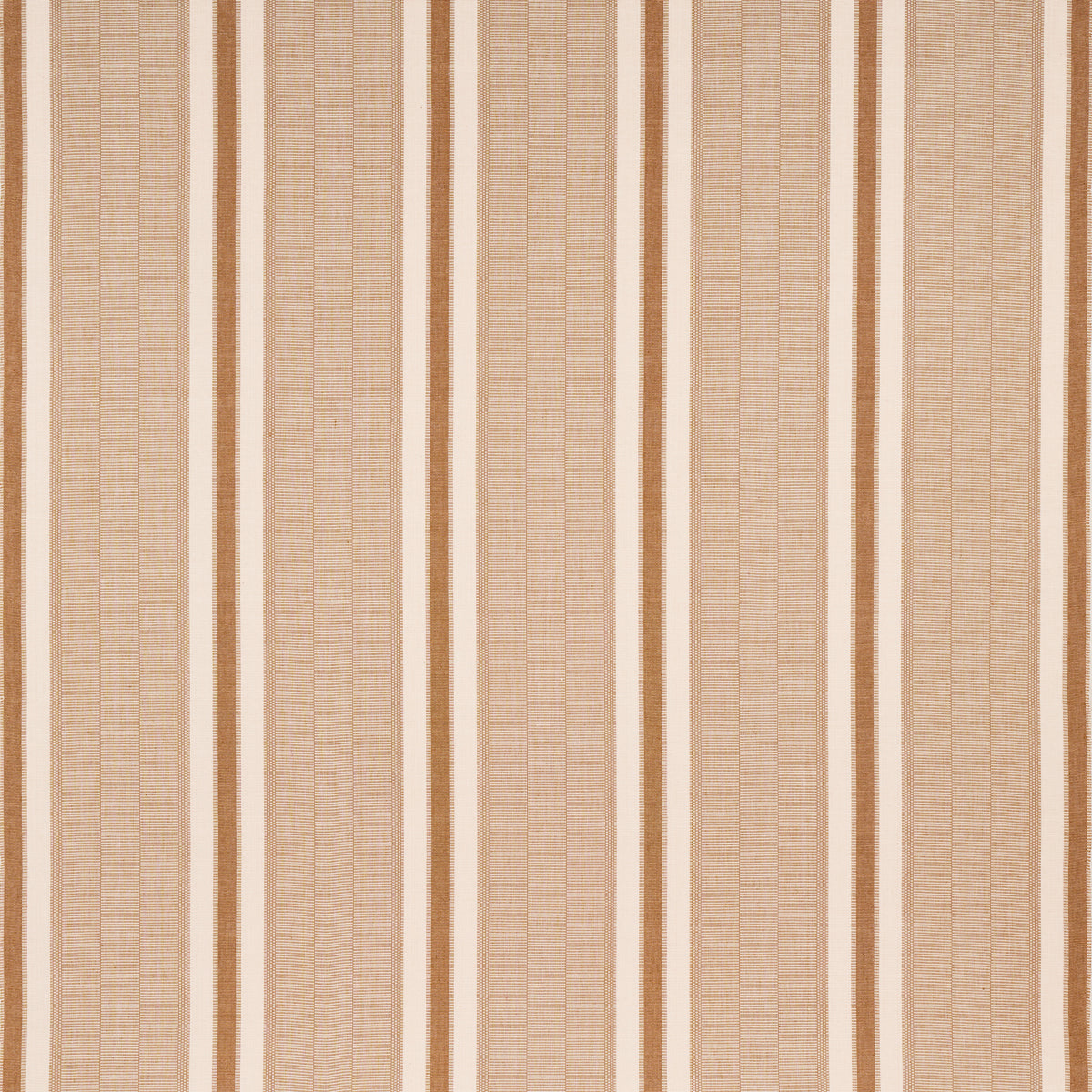 Schumacher Ipala Hand Woven Stripe Carmel Fabric