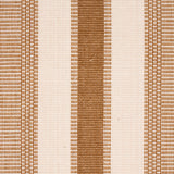 Schumacher Ipala Hand Woven Stripe Carmel Fabric