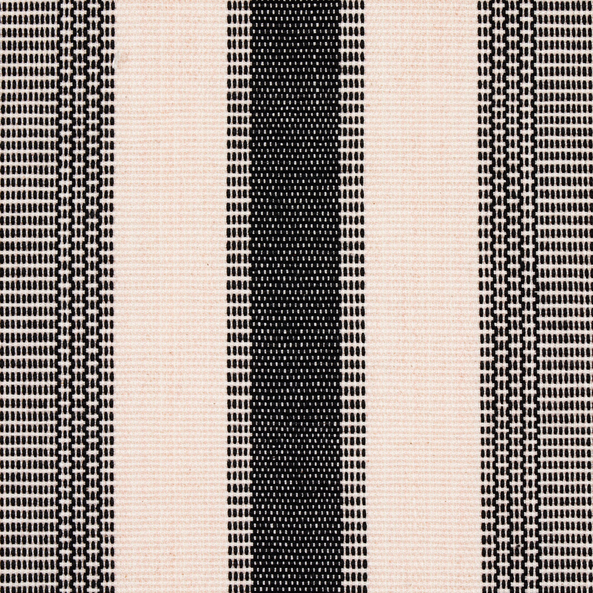 Schumacher Ipala Hand Woven Stripe Pitch Fabric